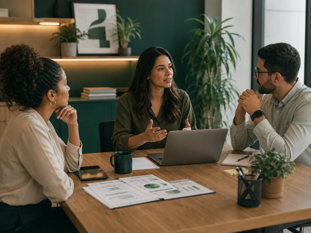 Consultoria brasileira de RH analisando indicadores e cuidado com pessoas